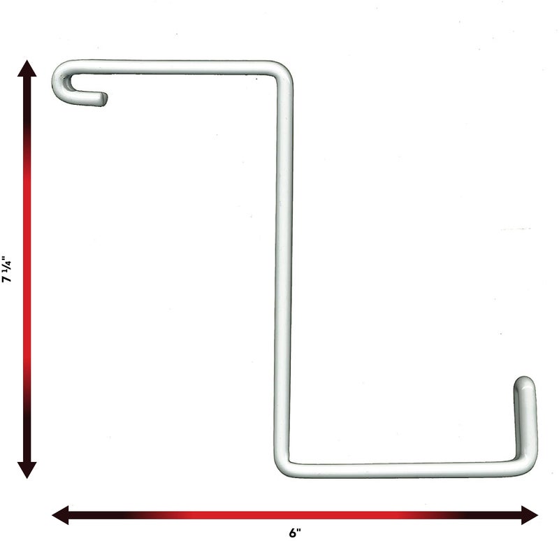HyLoft 00212 Add-On Storage Hook Accessory for HyLoft Model-540 Ceiling Rack, 4 Count , White - Image 5
